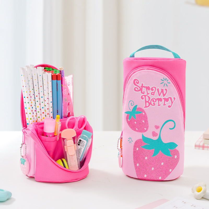 Hộp bút học sinh Worm's home hộp đựng bút nhiều ngăn tiện lợi có thể đứng được U13- KimChi Kids