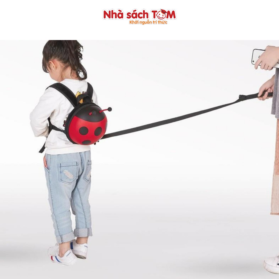 Balo chống lạc hình bọ 3D Supercute cho bé 1–5 tuổi, balo trẻ em dễ thương, nhẹ, phù hợp bé mẫu giáo