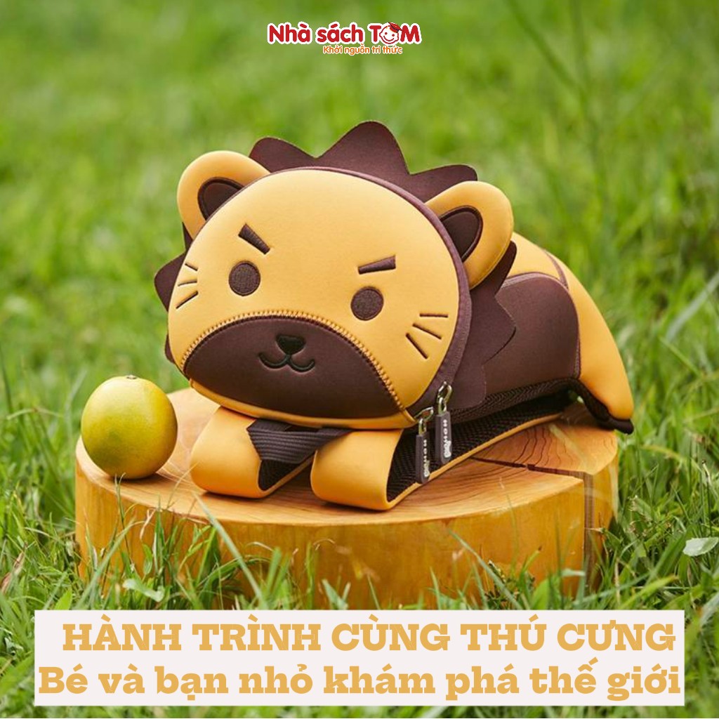 Balo mẫu giáo chống lạc Nohoo chính hãng siêu nhẹ hình thú dễ thương cho bé từ 2-6 tuổi NHB053S