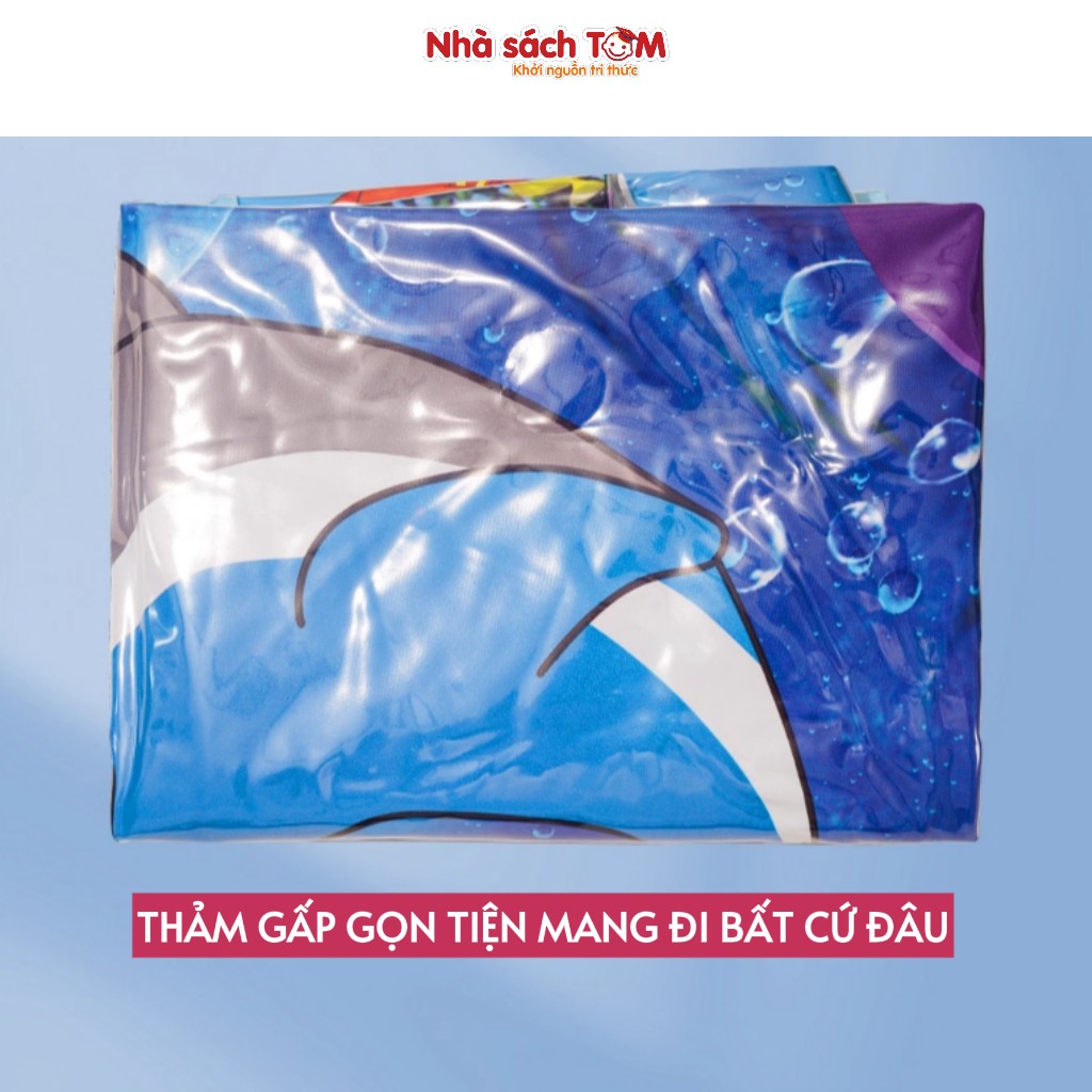 Thảm đệm nước mát cho bé nhún nhảy, thảm chơi nước mùa hè bơm hơi vận động vui nhộn cho bé yêu