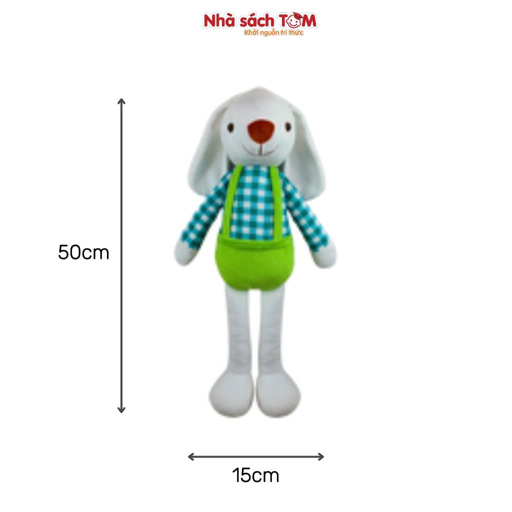 Thú nhồi bông hình thỏ tai dài Hoàng Thu – Gấu bông đáng yêu cho bé yêu, quà tặng êm ái & thời trang