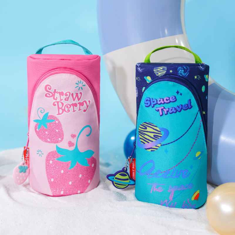 Hộp bút học sinh Worm's home hộp đựng bút nhiều ngăn tiện lợi có thể đứng được U13- KimChi Kids