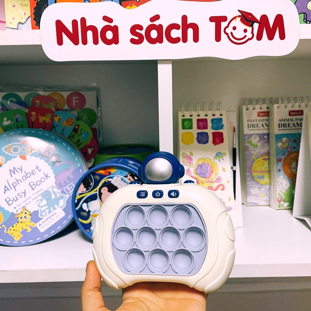 Pop it máy chơi game điện tử nhiều cấp độ, máy Pop it nhiều level có đèn nhạc – Đồ chơi giải trí giảm stress cho bé
