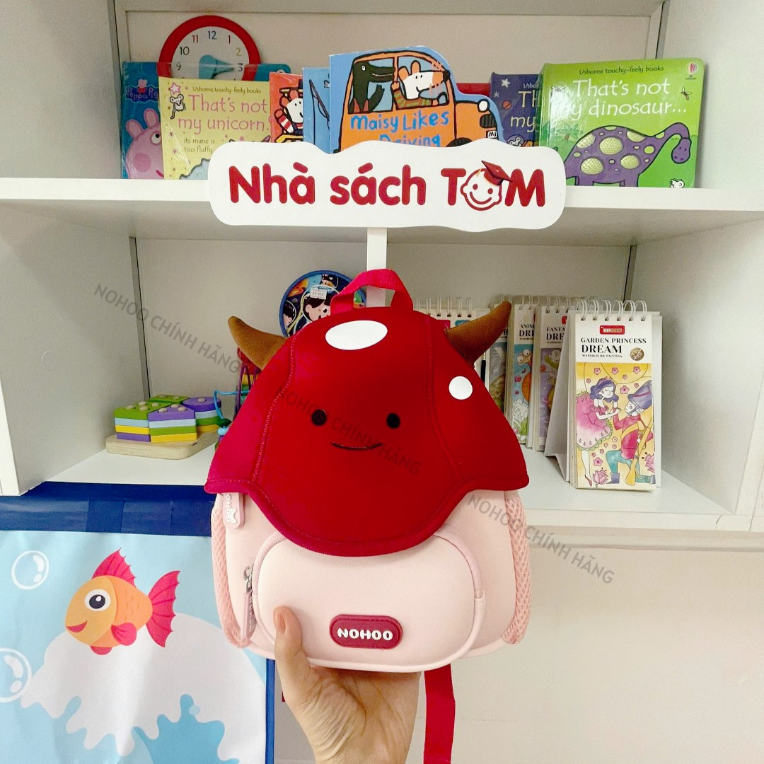 Balo mẫu giáo Nohoo chính hãng siêu nhẹ hình thú dễ thương cho bé từ 2-6 tuổi NB021