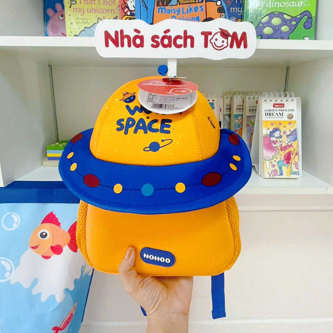 Balo mẫu giáo Nohoo chính hãng siêu nhẹ hình thú dễ thương cho bé từ 2-6 tuổi NHB022