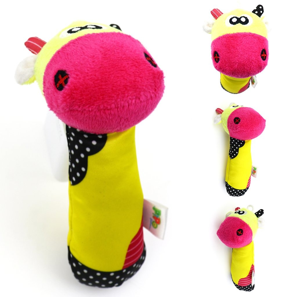 Lục lạc vải cầm tay hình con vật - Pipo