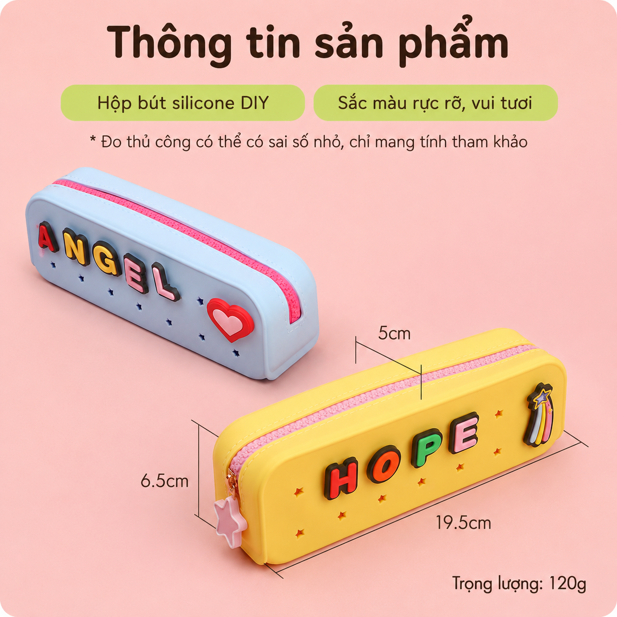 Hộp Bút Đa Năng Silicone Chống Thấm Nước Cho Học Sinh hộp bút Bền Đẹp, Dễ Vệ Sinh NV-25017-01 KIMCHI KIDS