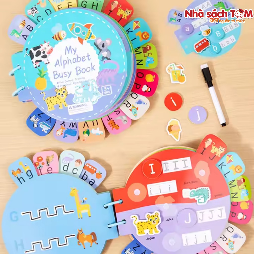 Quiet book Buludy, đồ chơi thông minh Montessori, sách bóc dán cho bé từ 3 tuổi