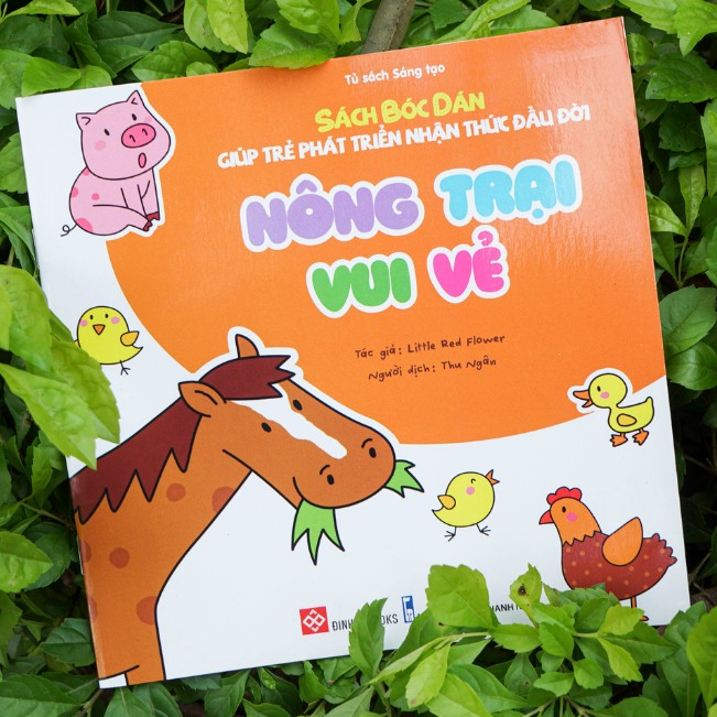 Sách bóc dán giúp trẻ phát triển nhận thức đầu đời - Cho trẻ 3 - 6 tuổi - Đinh Tị Books
