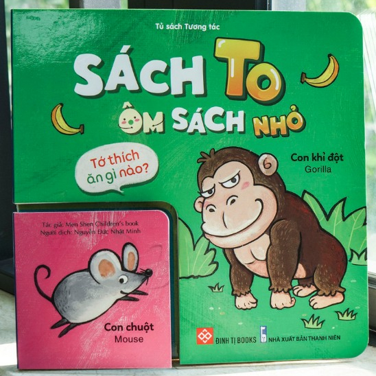 Sách to ôm sách nhỏ - Cho trẻ từ 0 - 6 tuổi - Đinh Tị