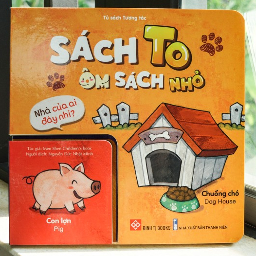 Sách to ôm sách nhỏ - Cho trẻ từ 0 - 6 tuổi - Đinh Tị