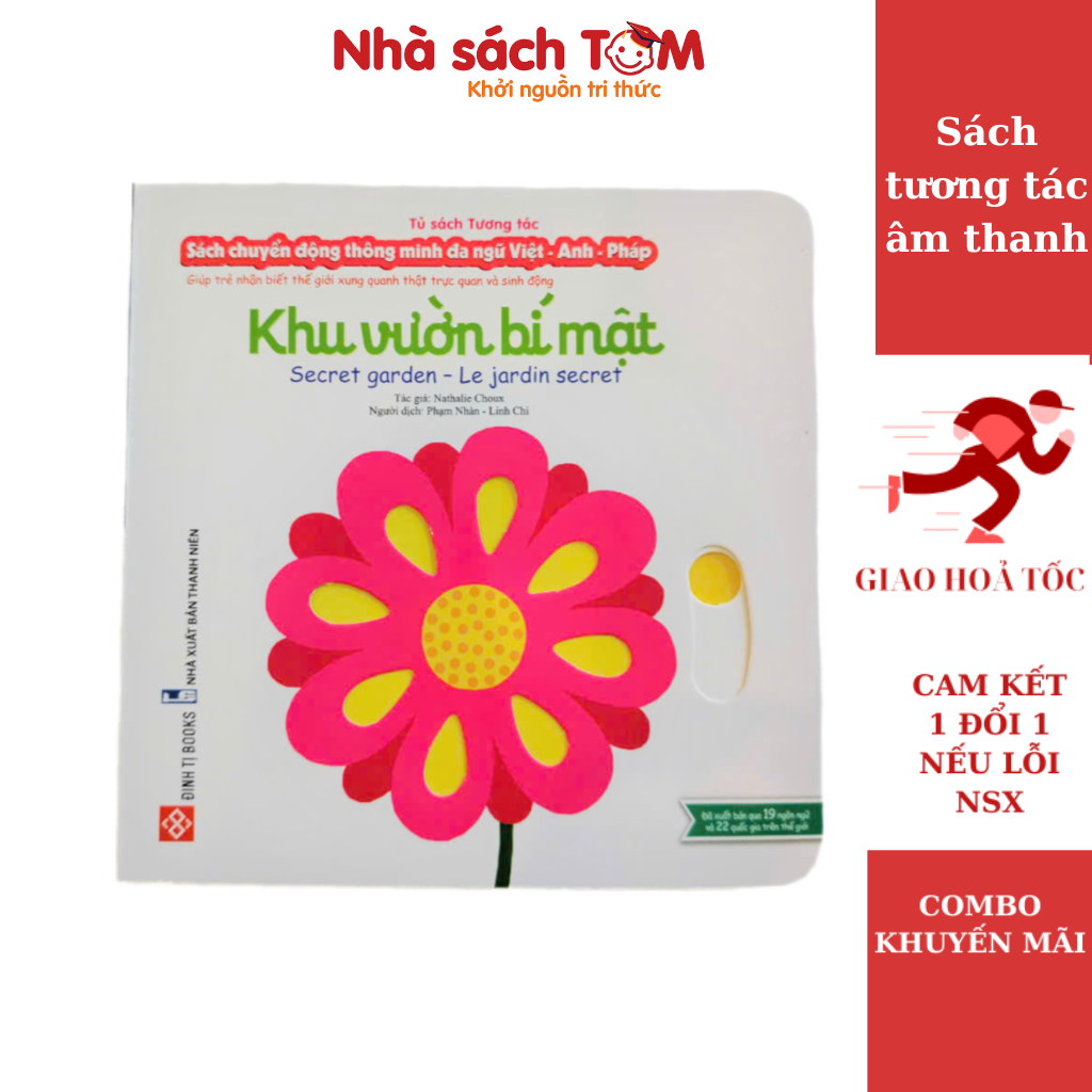 Sách chuyển động thông minh đa ngữ Việt-Anh-Pháp
