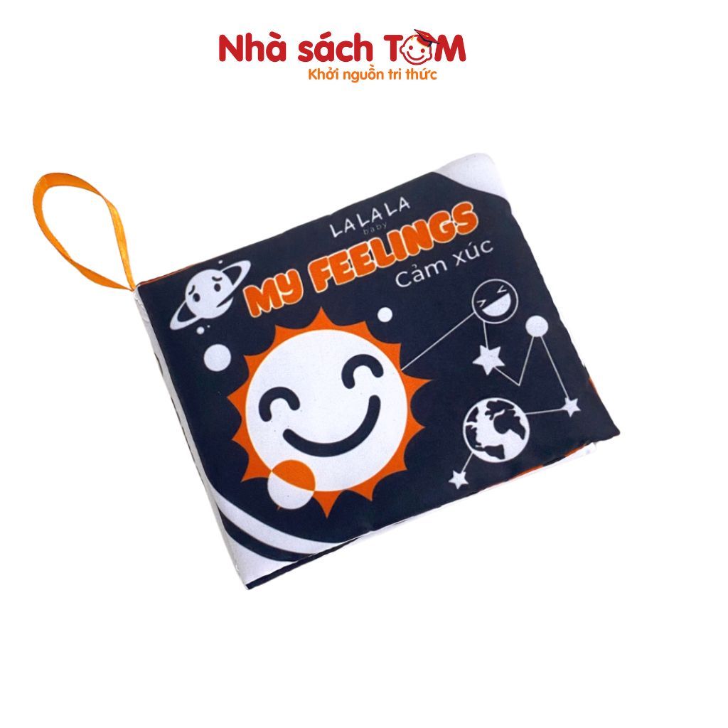 Đồ chơi sách vải song ngữ kích thích đa giác quan cho bé từ 0-3 tuổi - Lalala baby