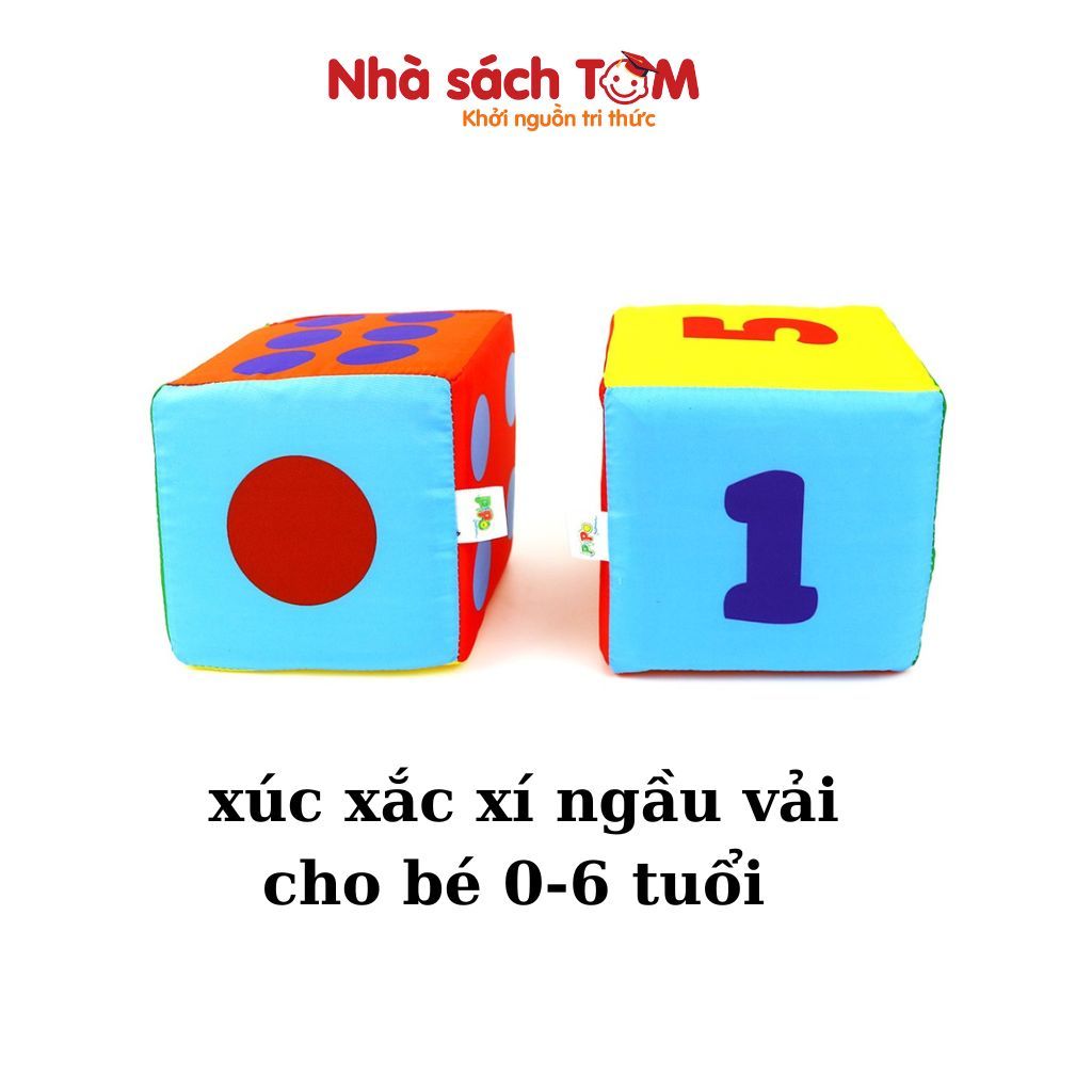 Đồ chơi vải xúc xắc xí ngầu Pipovietnam cho bé 0-6 tuổi