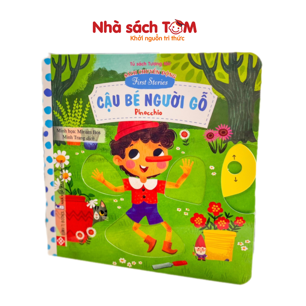 Sách chuyển động First story-Cậu bé người gỗ Pinocchio