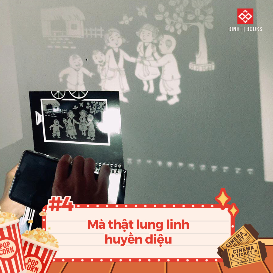 Sách chiếu bóng- Cinema book - Rạp chiếu phim trong sách - Nàng tiên cá