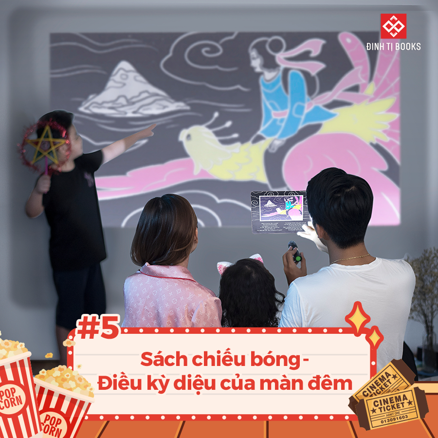 Sách chiếu bóng- Cinema book - Rạp chiếu phim trong sách - Nàng tiên cá