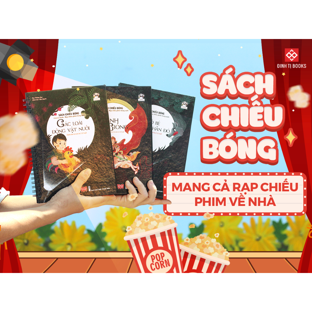 Sách chiếu bóng- Cinema book - Rạp chiếu phim trong sách - Nàng tiên cá