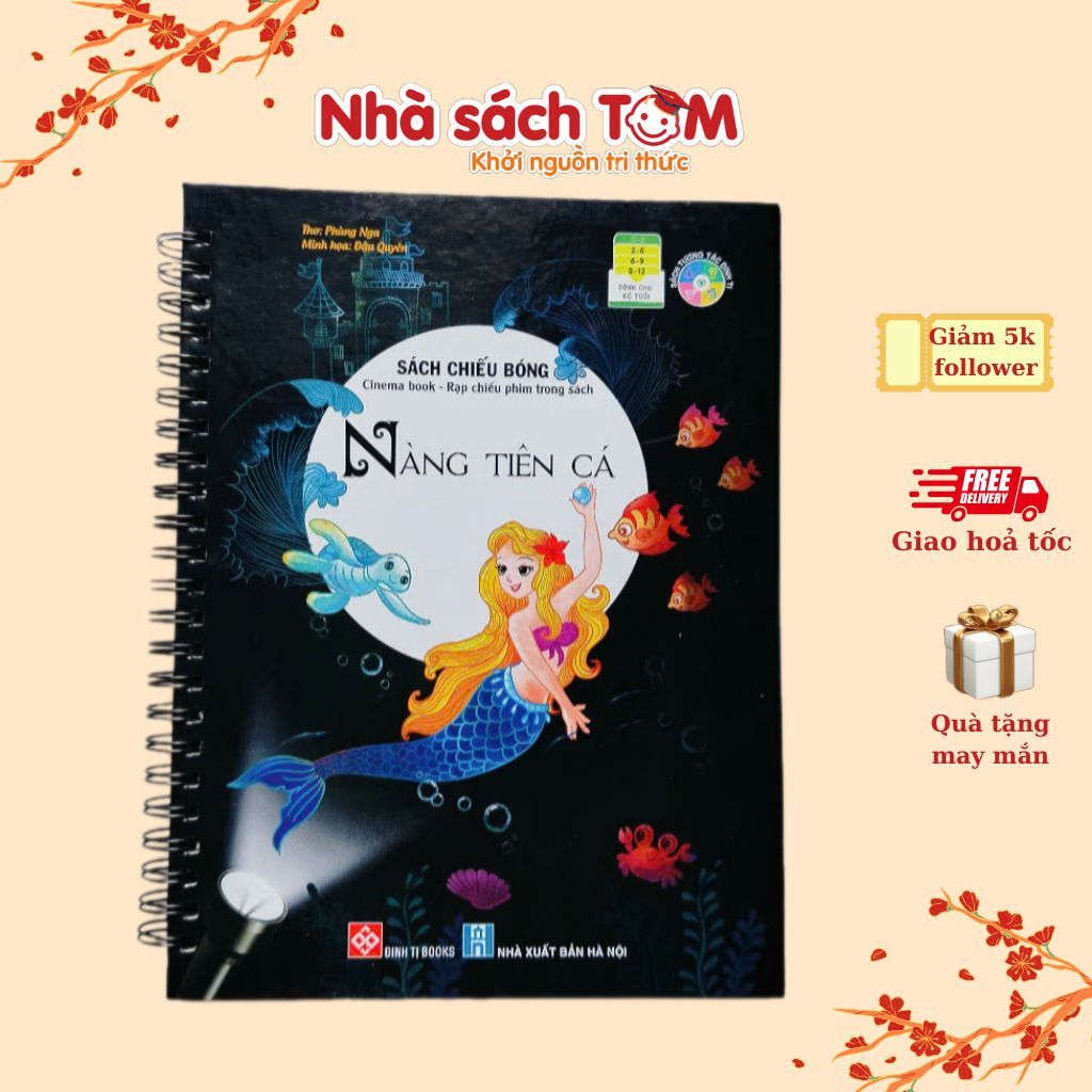 Sách chiếu bóng- Cinema book - Rạp chiếu phim trong sách - Nàng tiên cá