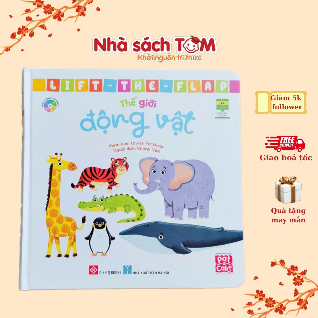 Sách Tương Tác Lật Mở Khám Phá - Lift The Flap (Cho bé từ 2 - 6 tuổi) – Đinh Tị Books