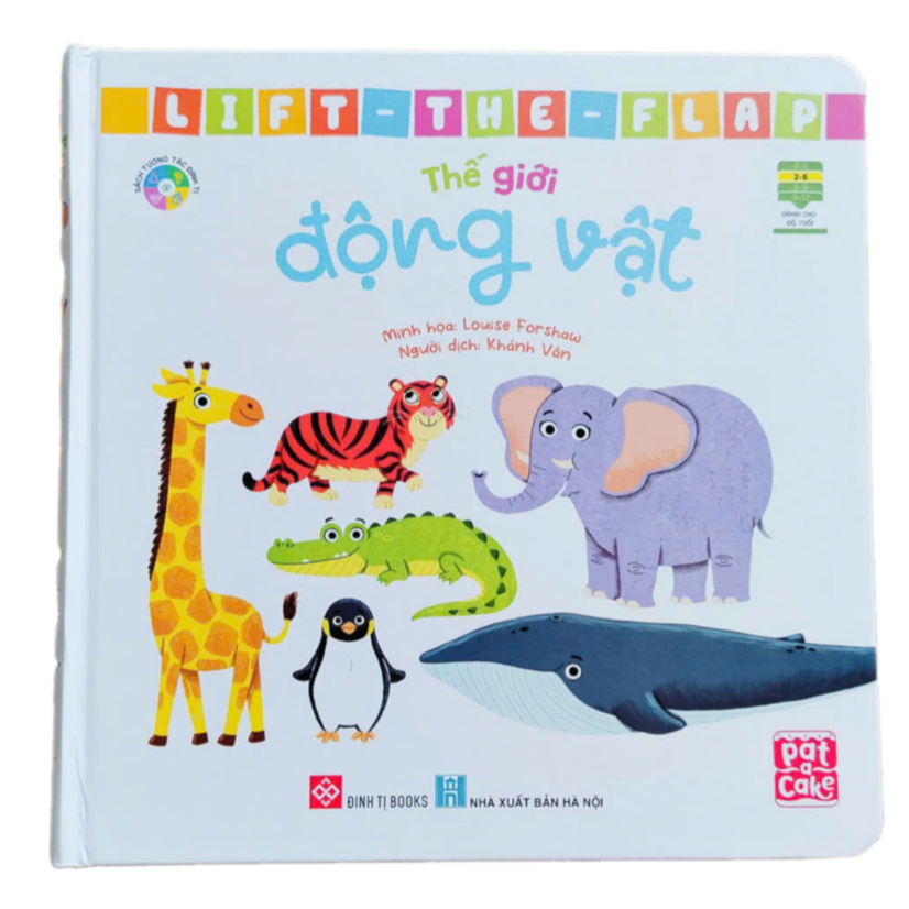 Sách Tương Tác Lật Mở Khám Phá - Lift The Flap (Cho bé từ 2 - 6 tuổi) – Đinh Tị Books