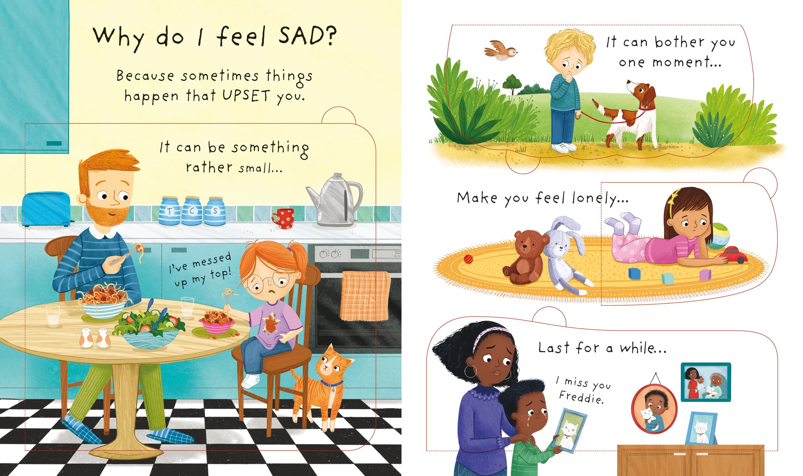 Usborne - Very First Questions and Answers Why do I (sometimes) feel sad? (Giúp trẻ hiểu và quản lý cảm xúc)