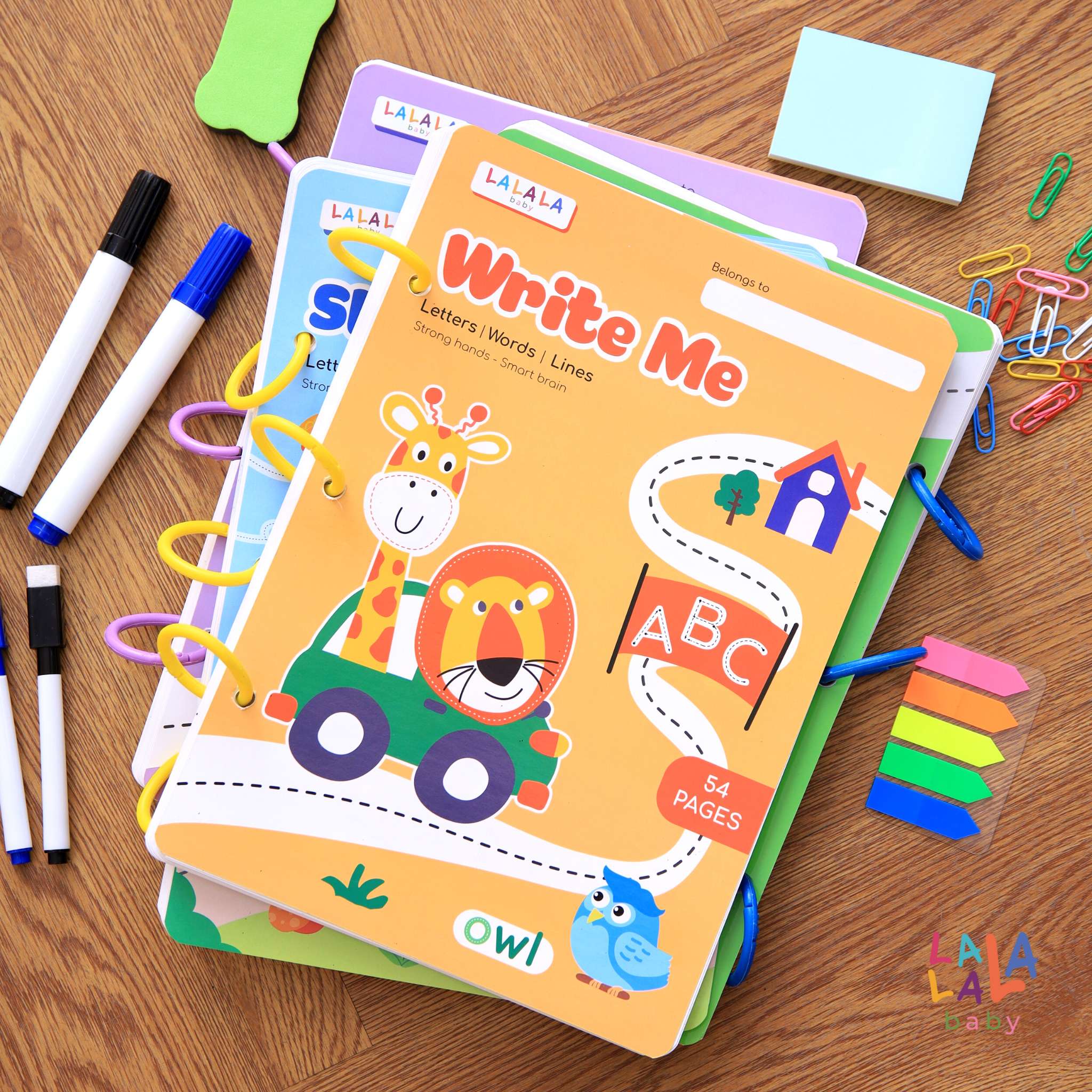 Sách Tô xóa thông minh WRITE ME học tiếng Anh - Lalala baby