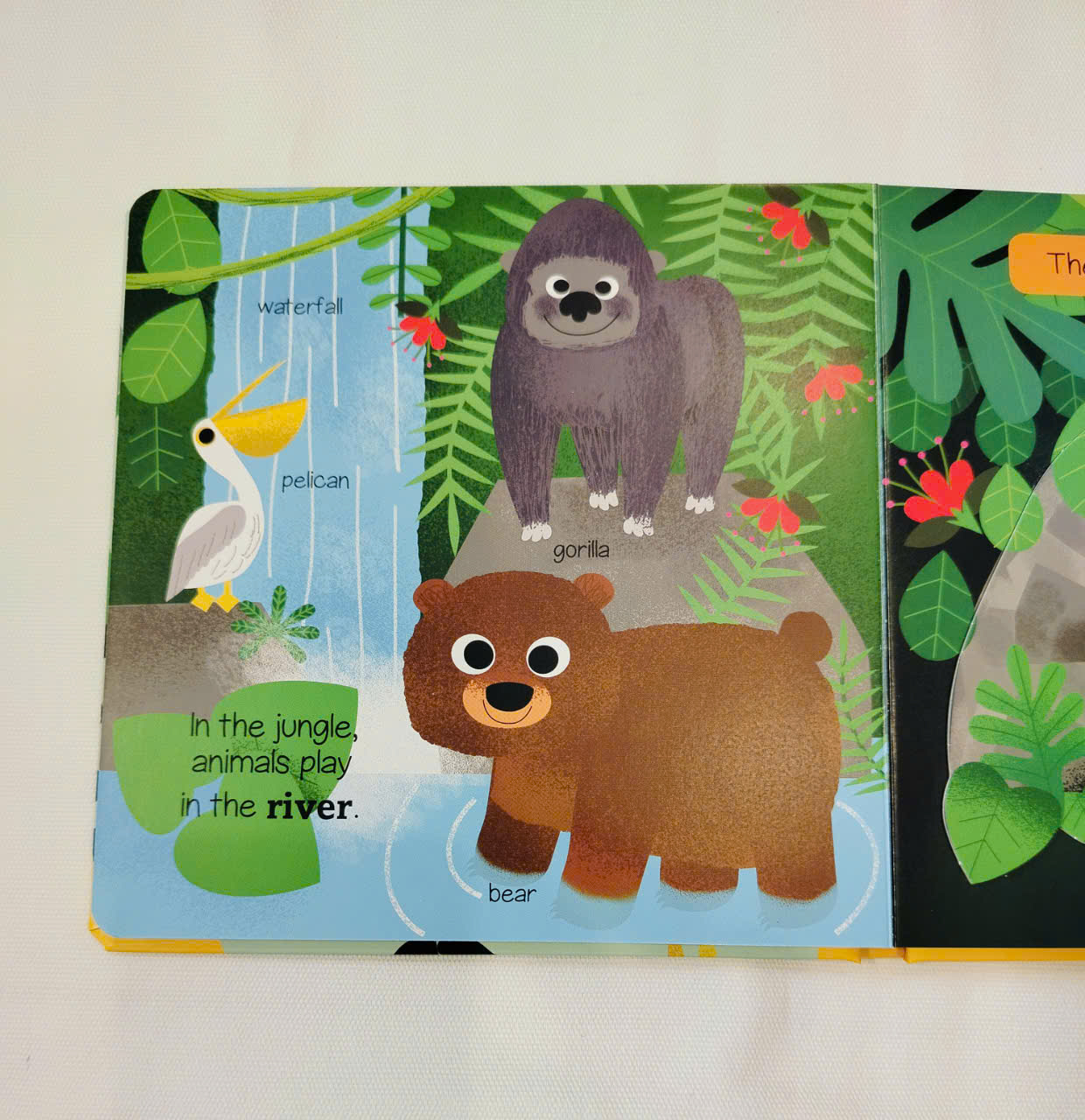 Sách ngoại văn My first animated board book chủ đề Savannah Animals NXB Auzou books