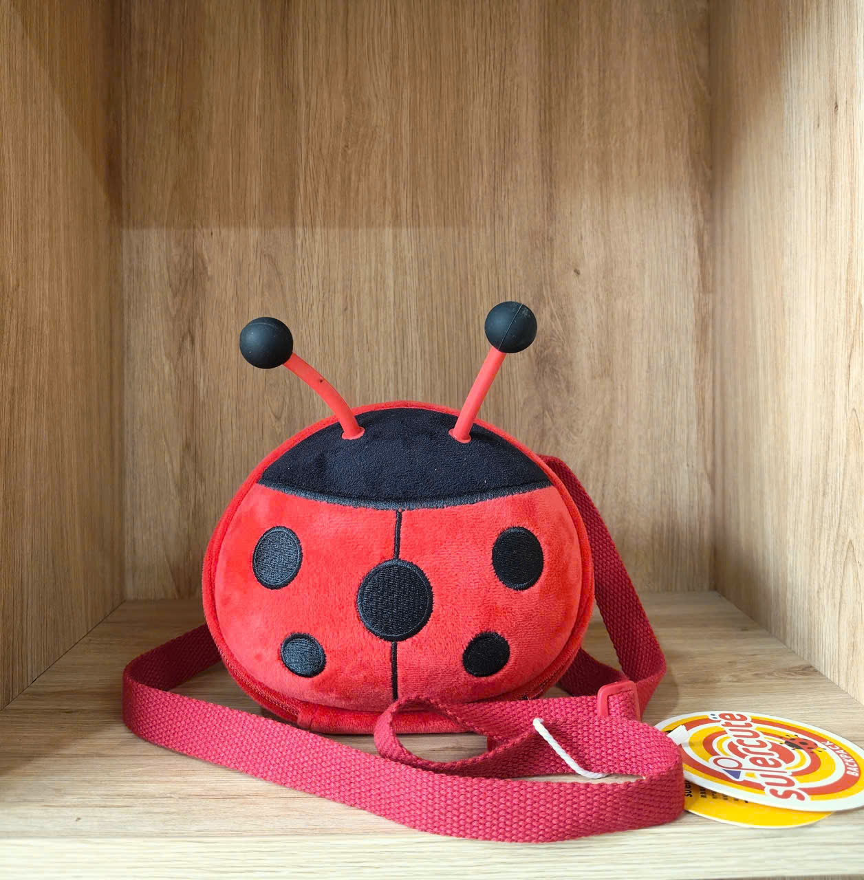 Túi đeo chéo trẻ em hình bọ dễ thương Supercute, túi đeo chéo cho bé 1–12 tuổi, túi mini hoạt hình