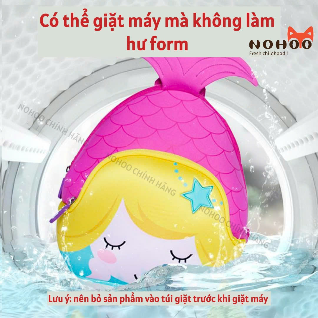 Balo mẫu giáo Nohoo chính hãng siêu nhẹ hình thú dễ thương cho bé từ 2-6 tuổi NHB046