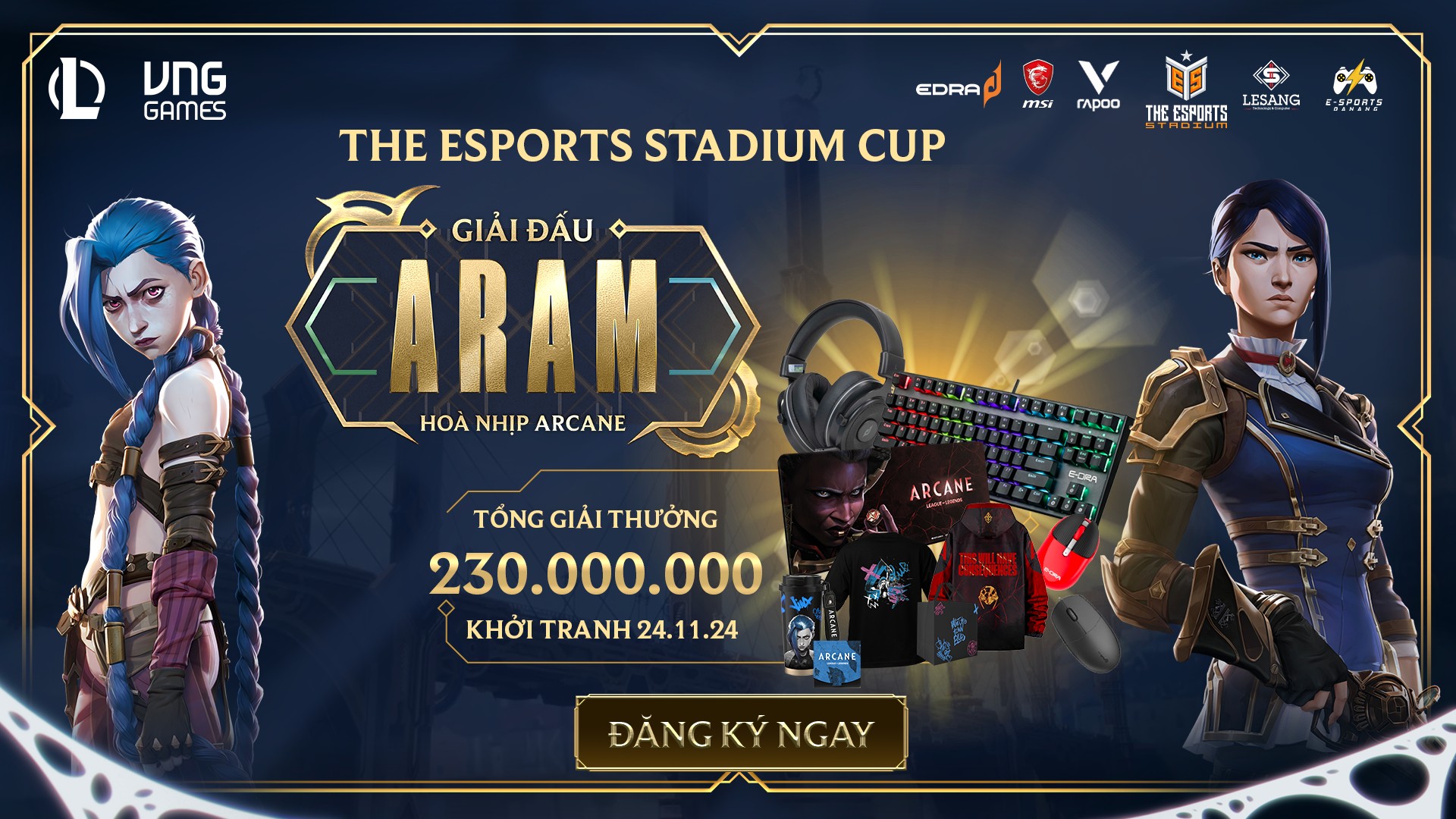 The Esports Stadium Cup ARAM: Hòa Nhịp Arcane – Khơi Dậy Đam Mê, Chinh Phục Đỉnh Cao!