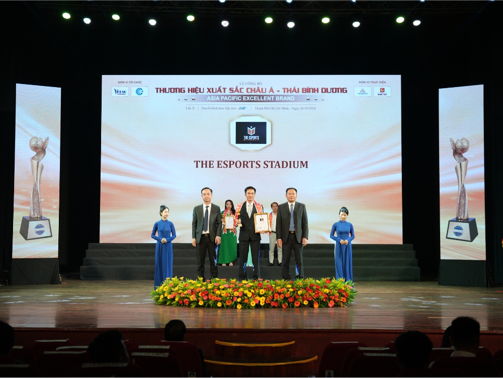 The Esports Stadium Vinh Danh Top 10 “Thương Hiệu Xuất Sắc Châu Á - Thái Bình Dương 2024”