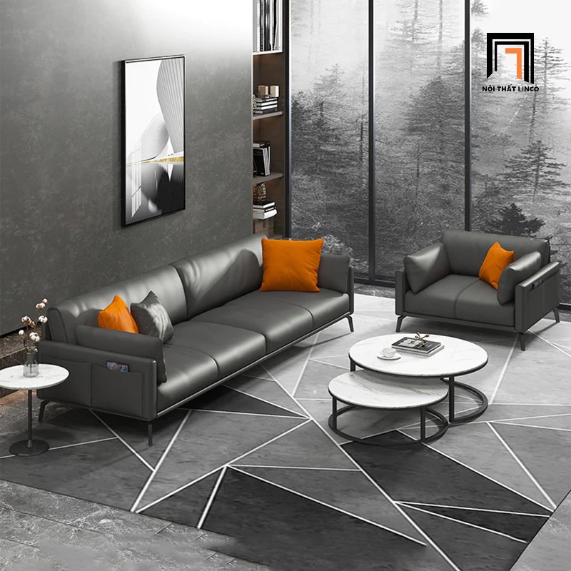 bộ ghế sofa da Pu