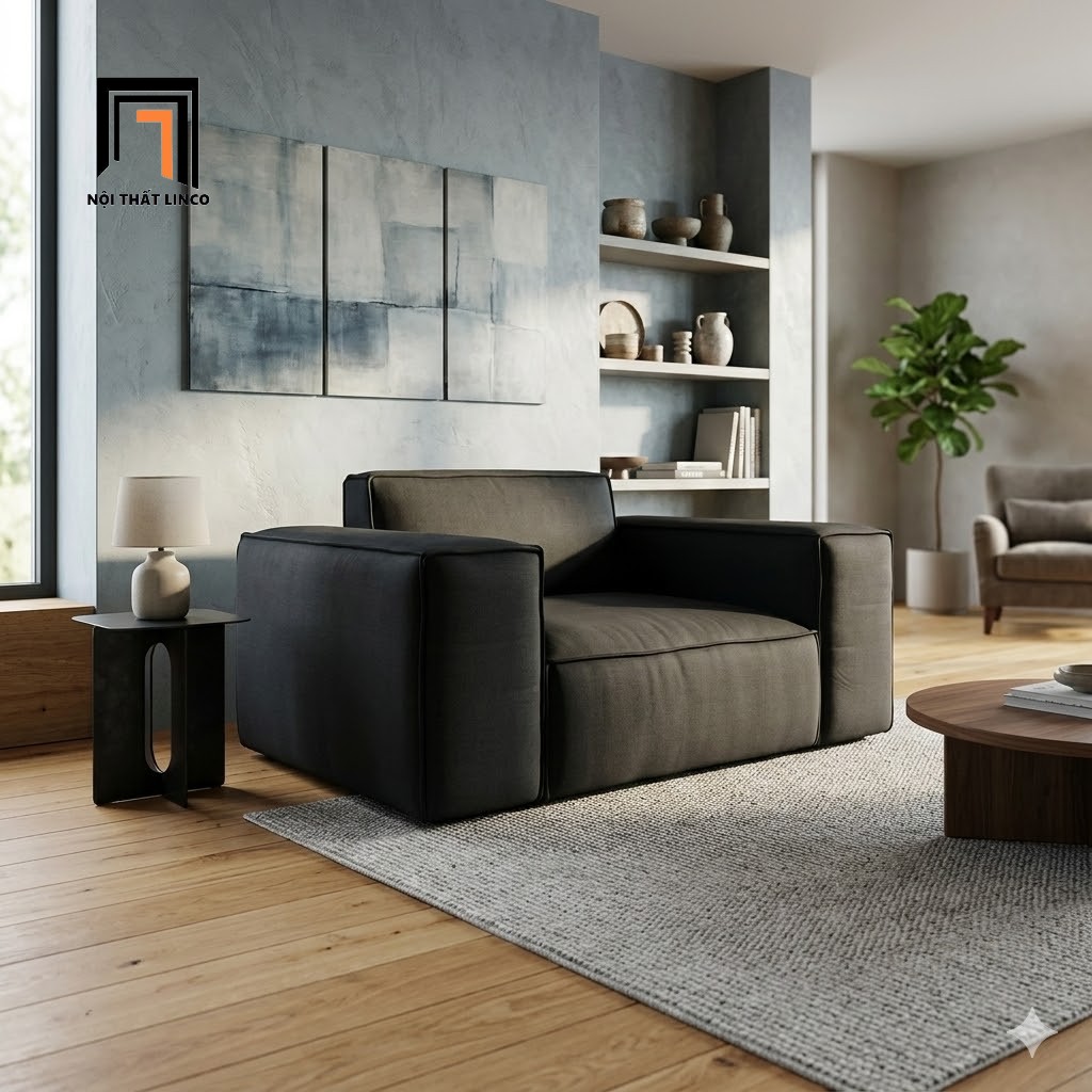 sofa đơn phòng khách sang trọng