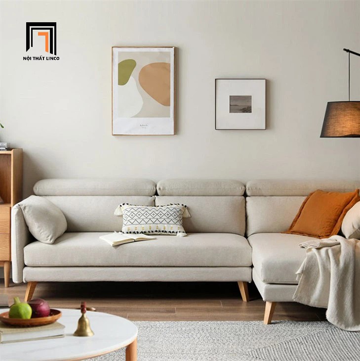 bộ ghế sofa xám trắng