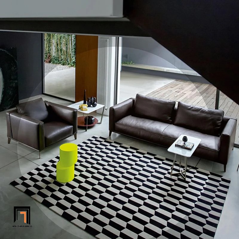 bộ ghế sofa da