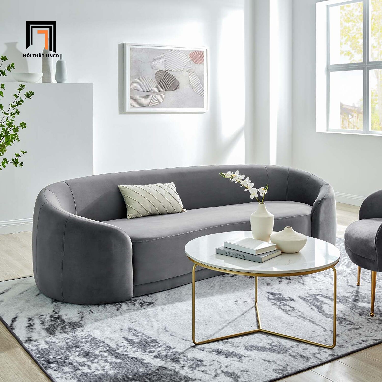 sofa băng cong