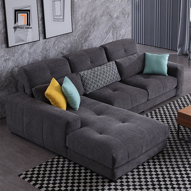 sofa góc vải nỉ