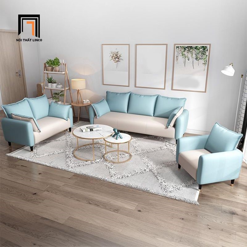bộ ghế sofa da