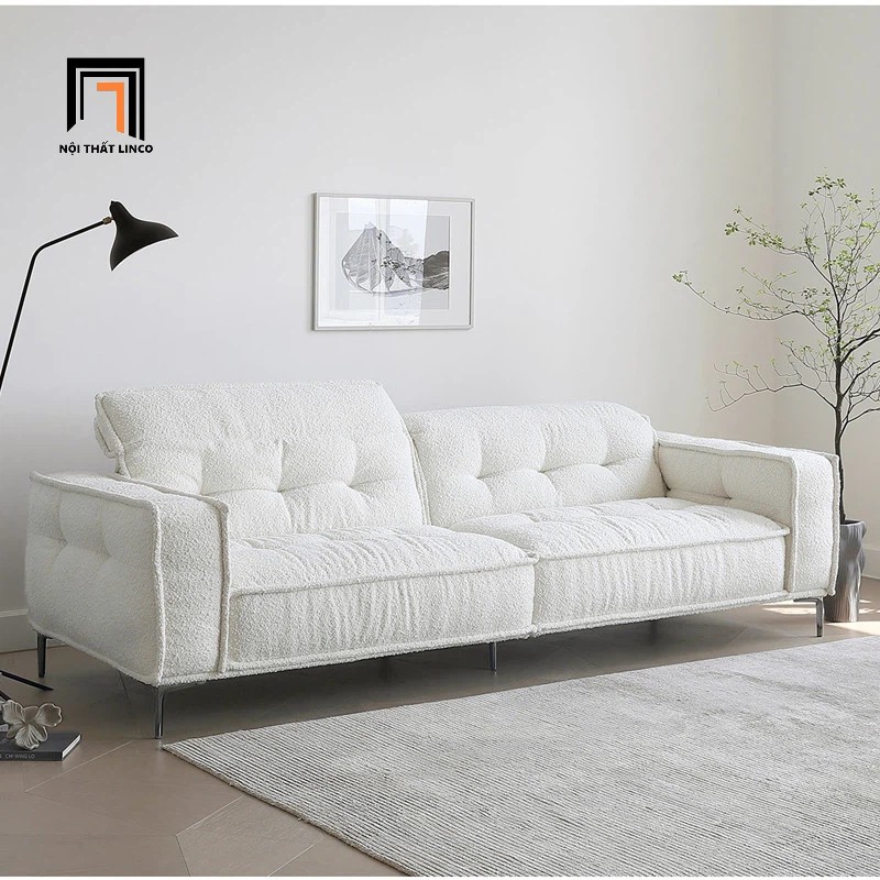 sofa vải lông cừu