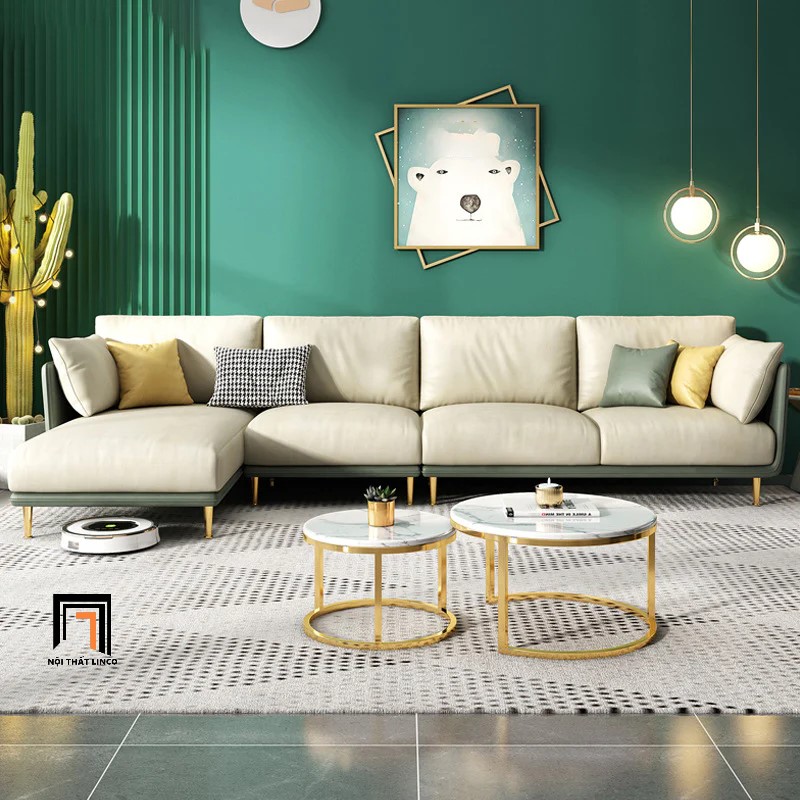 bộ ghế sofa da