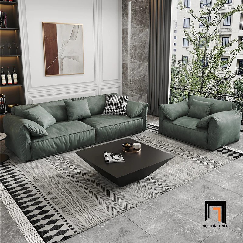 bộ ghế sofa da