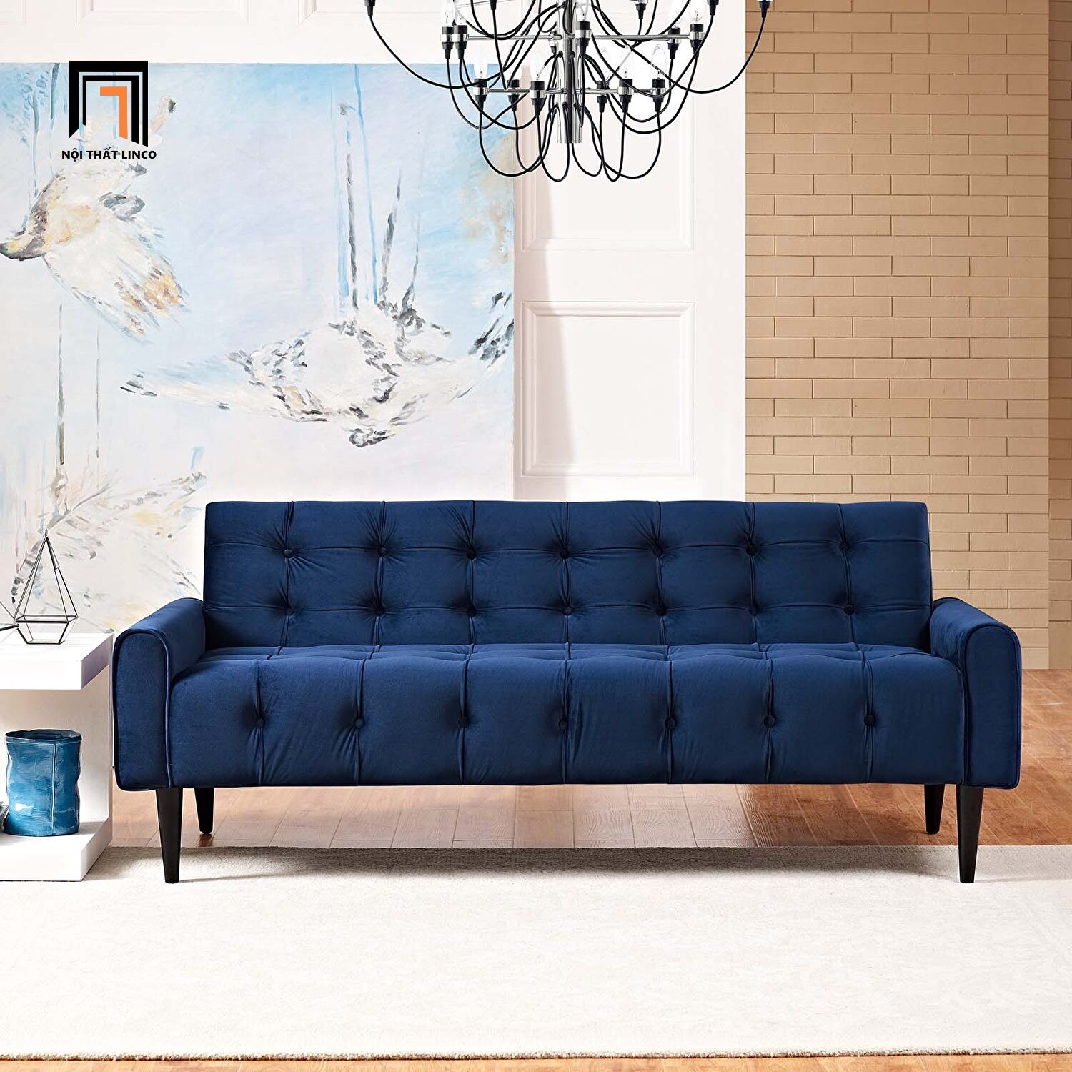 ghế sofa vải nhung