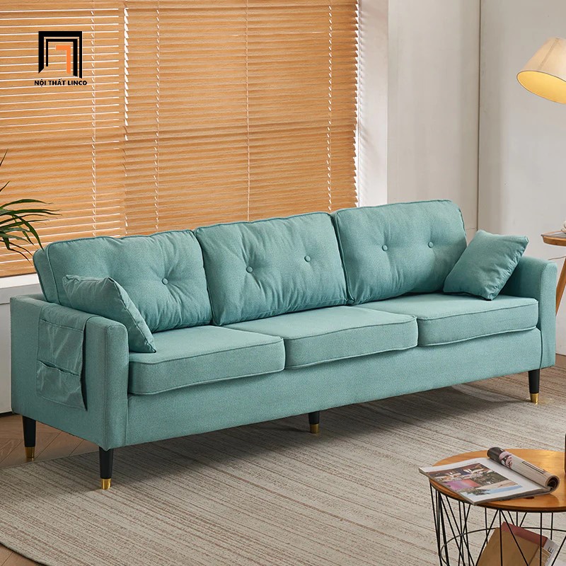 sofa văng xanh ngọc