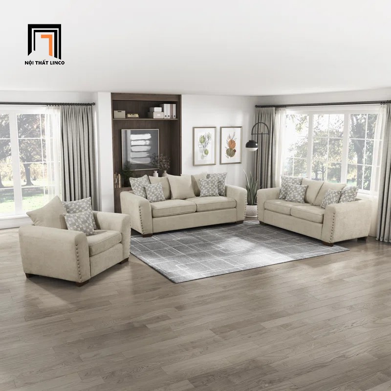 bộ ghế sofa xám