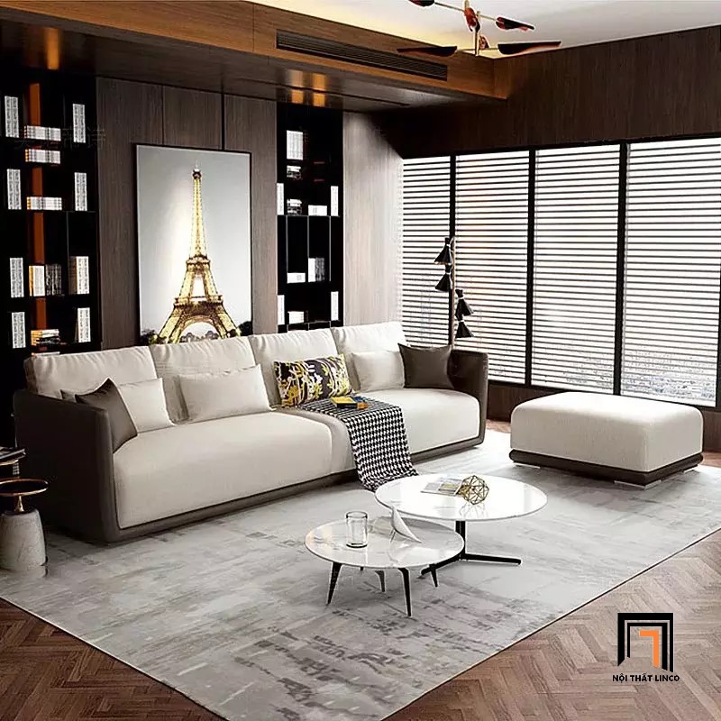 bộ ghế sofa da