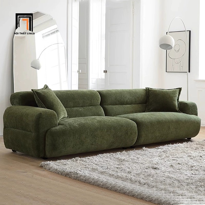 sofa băng xanh rêu