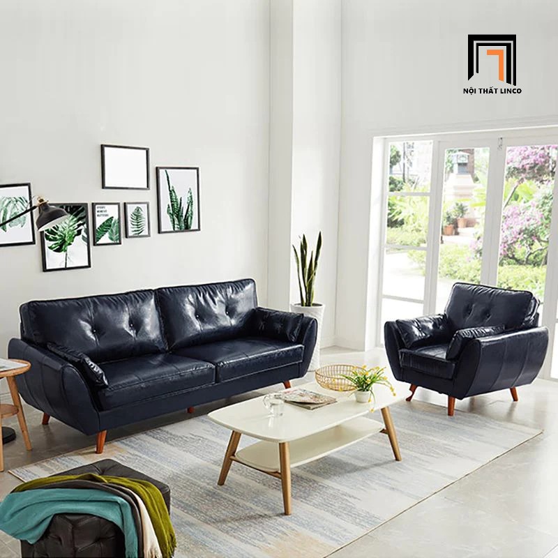 bộ ghế sofa da