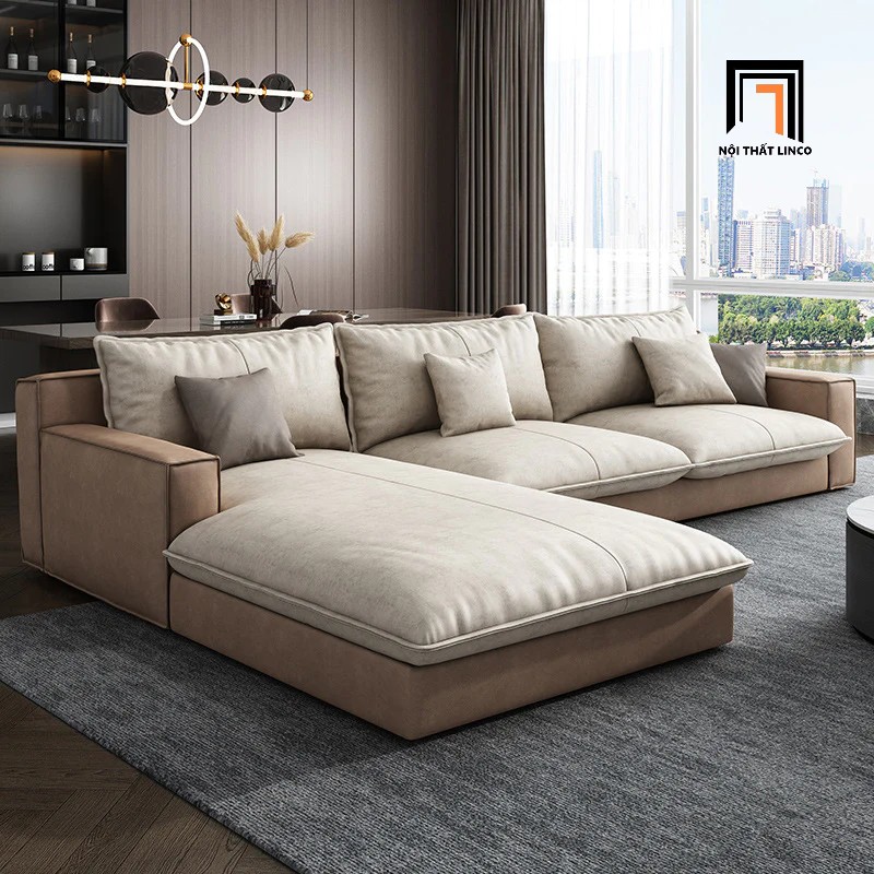 sofa góc da 2m4 x 1m6