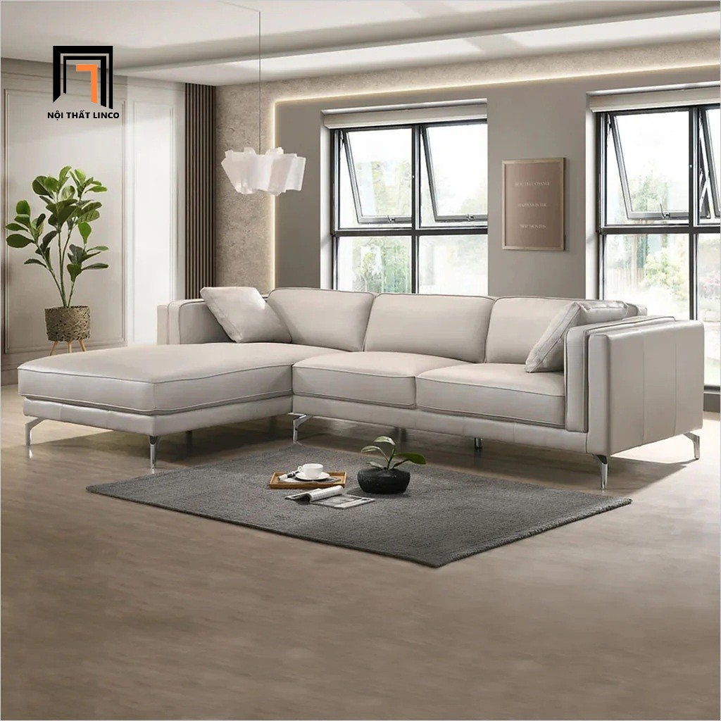 sofa góc da cao cấp